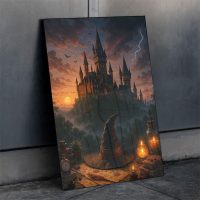 متال پوستر هاگوارتز از فیلم هری پاتر Harry Potter با کد M-01