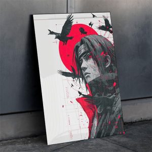 متال پوستر ایتاچی از انیمه ناروتو Naruto با کد A-03