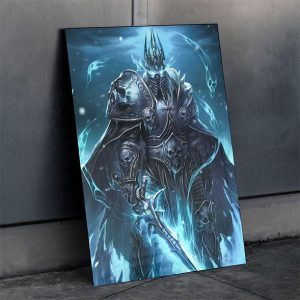 متال پوستر لیچ کینگ از بازی ورلد آف وارکرفت World of Warcraft با کد G-04